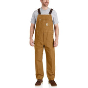 Carhartt Heavyweight Cotton Duck Bib Overalls for Men - Carhartt Brown - 32x32