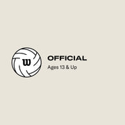 Wilson Pro Tour Indoor Volleyball, Official Size, Synthetic Leather Cover, V-Tec Seams, Black/White, WV2000505XBOF