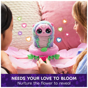 Spin Master Hatchimals Bloomables Kittyfly Interactive Plush Toy with Double Transformation, Over 100 Sounds and Reactions, Multicolored, 6072450