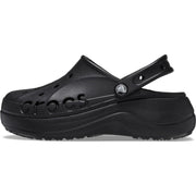 Crocs 208186 Women's Baya Platform Clogs, Size: 10, Black