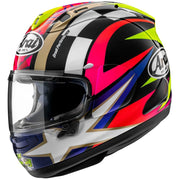 Arai 0101-17590 Corsair-X Schwantz 30th Anniversary Full Face Motorcycle Helmet, Multi, Large