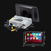 Sound Storm Laboratories Car Stereo Receiver, Single Din, 10 Inch Capacitive Touchscreen, Apple CarPlay, Android Auto, Bluetooth Audio, AM/FM Radio, Backup Camera, RGB Illumination, SDML10ACPR