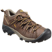 KEEN Targhee II Waterproof Hiking Shoes for Men - Cascade Brown/Golden Yellow - 9.5M