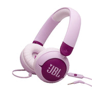 JBL Junior 320 Wired Kids On-Ear Headphones with Built-In Microphone, Safe Sound Under 85dB, Foldable Design, Purple