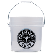 Chemical Guys Heavy Duty Ultra Clear Automotive Detailing Bucket, Transparent Plastic, 16 Liter, ACC106
