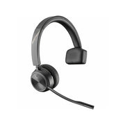 HP Poly Wireless DECT Headset System for Desk Phones, Mono Over-Ear, Noise Cancelling Microphone, 393.7 ft Range, Black, 783Q5AA#ABA