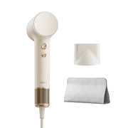 Laifen Mini High-Speed Ionic Hair Dryer, 110,000 RPM Brushless Motor, Child Mode, White, Includes Travel Bag and Magnetic Smoother Nozzle 1HD31-S-US-PG