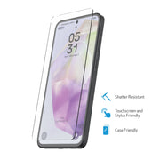 DuraGlass Tempered Glass Screen Protector w/9H Shatter-Resistant Hardness, Anti-Fingerprint Coating