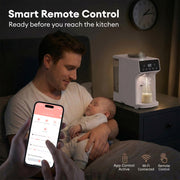 Horigen Automatic Baby Formula Dispenser with Instant Heating, App Control, BPA-Free Tritan, Child Lock, Night Light, Pink