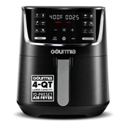 Gourmia GAF414 4-Quart Digital Air Fryer with 12 One-Touch Presets, Black