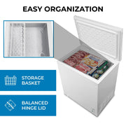 Kenmore KKCFWM07-W 7 cu ft Deep Chest Freezer Convertible Refrigerator, White