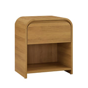 Better Homes & Gardens BHS336249972022 Juliet Nightstand with USB, Light Honey Finish