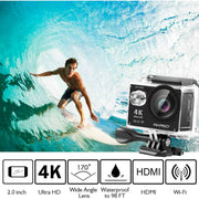 Akaso 2526241 Ek7000 4k30fps Ultra HD Underwater 16MP Action Camera