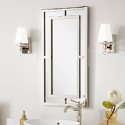 Signature Hardware 21945 NL Rectangle Stainless Steel Wall Mirror - 18