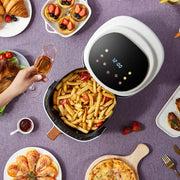 8L Large Air Fryer Oven, 1400W w/ 60-Min Timer & Precise Temp Control 8 Presets