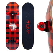 Flybar FB101576 31-Inch Complete Skateboard (Red Plaid)