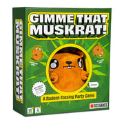 DSS Games Gimme That Muskrat Rodent-Tossing Party Game with Electronic Marvin Muskrat and 200 Prompt Cards for Family Game Night Ages 8 and Up N007606