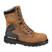 Carhartt Bison Brown Waterproof Steel Toe Work Boots for Men - Bison/Brown - 10.5M