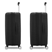 American Tourister Color Waves Carry On Expandable Luggage Suitcase, Black