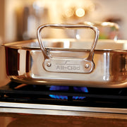 All-Clad Stainless Steel Lasagna Pan with BPA-Free Lid, 12 x 15 x 2.75 Inch, Oven and Broiler Safe