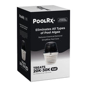 PoolRx+ Black White Swimming Pool Algaecide Tablet, Mineral-Based Algae Control, Treats 20,000-30,000 Gallons, 6-Month Treatment, 331066