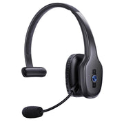 IKT H1 Bluetooth Headset, Trucker Wireless Headset with Noise Cancelling Microphone & Mute Button, Black