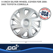 Coast to Coast Accents IWC40414S Wheel Cover, Silver