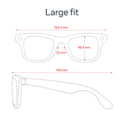 Ray-Ban Meta Wayfarer Gen 2 RW4012 Transitions Sunglasses - Shiny Black/Clear/Graphic Green Photochromic - Large