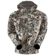 Sitka Stratus Windstopper Hunting Jacket, GORE-TEX INFINIUM, Water Repellent, Removable Hood with Hearing Ports, Safety Harness Pass-Through, Medium Tall, 50242-EV-MT