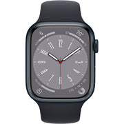 Apple Watch Gen 8 Series 8 45mm Midnight Aluminum - Midnight Sport Band MNUJ3LL/A