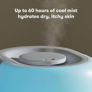 Frida Baby 3-in-1 Cool Mist Humidifier with Essential Oil Diffuser and Nightlight, Whisper-Quiet, Top-Fill, 0.66 Gallon, 60 Hour Runtime, White