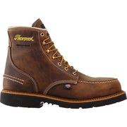 Thorogood 1957 Series 6-Inch Moc Toe Waterproof Steel Toe Work Boots, Full-Grain Crazyhorse Leather, Lace-Up, Men's Size 10.5 Medium, 804-3696