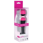 Eldorado 38405  PalmPower Recharge Massage Wand, Cordless USB Rechargeable, Waterproof, Pink Silicone, Flexible Neck, 7.4 in, 38405