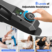 Merach Recumbent Exercise Bike Mini Pedal Exerciser with Adjustable Magnetic Resistance, LCD Fitness Tracker, Portable Design