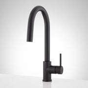 Ravenel Pull-Down Kitchen Faucet with Concealed Sprayer - Matte Black