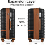 Joyway TR-010 Hardside Luggage Set 5-Piece Set & TSA Lock