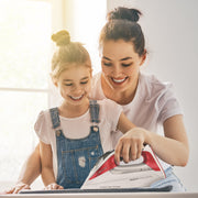 Reliable Velocity 270IR Steam Iron, Auto Control, Patented Dual-Chamber Steam System, Scratch-Resistant Anodized Aluminum Soleplate, 8 Heat Settings, Sensor Touch Technology, 1800W