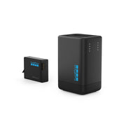 GoPro Enduro 2 Dual Battery Charger with 2150mAh Battery, USB-C Cable, Black, Compatible with MISSION 1 Series and HERO13 Black