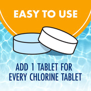 Arm & Hammer Clear Balance Swimming Pool Alkalinity pH Maintenance Tablets, White, 24 Count, Resealable Container