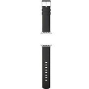 MobyFox APSTMBF022TGTO4001X007 Leather Watch Band, Premium Genuine Black Leather, Compatible with Apple Watch Series 1-10 and Most 22mm Smartwatches, Stainless Steel Hardware, Universal Fit