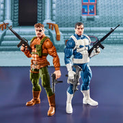 Hasbro Marvel Legends Gamerverse Punisher & Nick Fury 6-Inch Action Figure 2-Pack, Retro Vintage-Inspired, Gaming Accessories Included, G1871