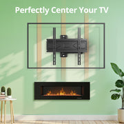 USX MOUNT Full Motion TV Wall Mount for 26-65 Inch TVs, Swivels 90, Tilts 12, Extends 31.22 in, Holds Up to 80 lb, VESA 400x400mm, Black Steel WMM904