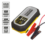 STANLEY LJ25F FatMax 2500 Amp, Lithium Jump Starter With Triple USB Power Bank