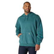 Carhartt Durham Men's Relaxed Fit Midweight Cotton French Terry Garment Dyed Sweatshirt, Greenstone, Medium, 106253