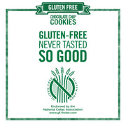 Tate's Bake Shop Gluten Free Chocolate Chip Cookies, Thin Crispy Texture, 12 Pack of 7 Oz Bags