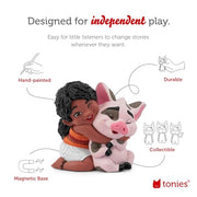 Tonies 11001242 Disney Moana 2 Simea Audio Toy Figurine - Screen-Free Entertainment for Kids