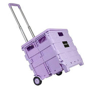 Everything Mary EVM13031-3 Collapsible Storage Cart for Crafts & Supplies, Purple