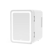 Slf Led Mirror Door Mini Cosmetic Cooler White