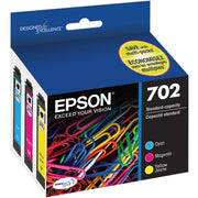 Epson T702520S DURABrite Ultra Color Combo Pack Standard Capacity Cartridge Ink