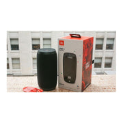 JBL JBLLINK10BLK Link 10 Water-Resistant Voice-Activated Smart Speaker with Google Assistant